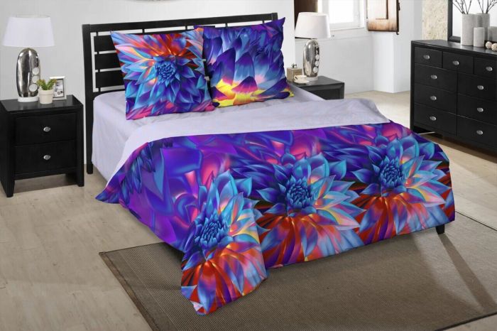 Bed linen poplin Siyaniye ART 1,5 sp.