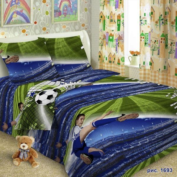 Bedding wholesale 1.5 sp poplin children's drawings 1693