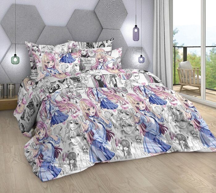 Bed linen poplin Azumi Mil 1,5 sleep.