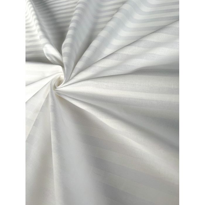 Poplin - Stripe (white) | hotel bedding