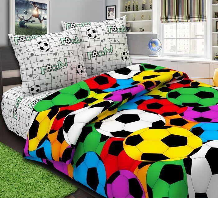 Bedding calico 1.5sp Children's drawings Goal TT