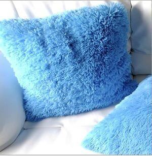 Wholesale Pillowcase Fur Wholesale Color Blue