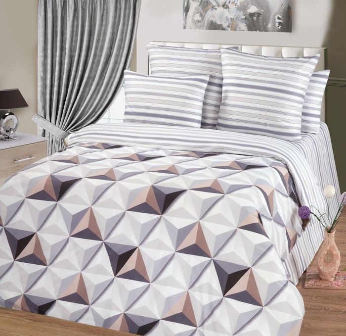 Bed linen poplin Grafika Mil 1.5 sp