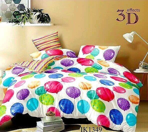 Poplin bed linen #1349 (1,5 sleep size)