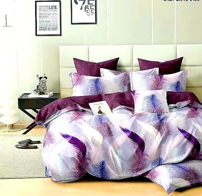 Satin bedding with zipper 2247 (1,5 sleeper)