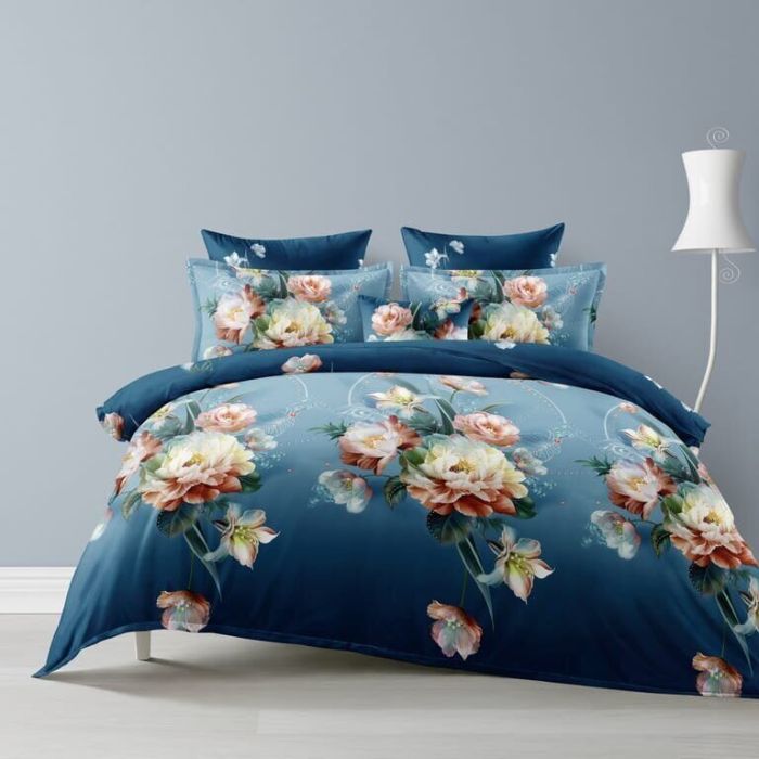 Bedding poplin bed linen Ь 1437 (1,5 sp )