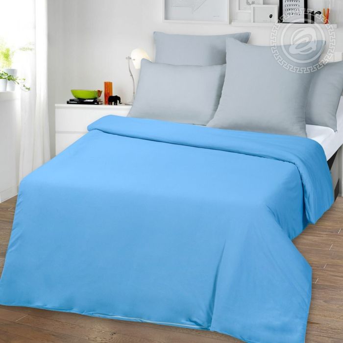 Zippered knitted duvet cover Iris