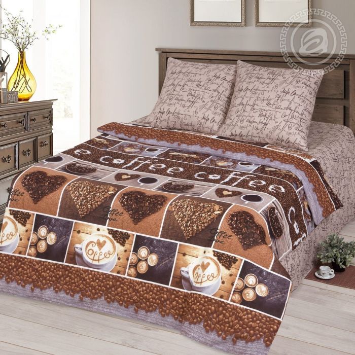 Bed Linen calico Coffeemania Art