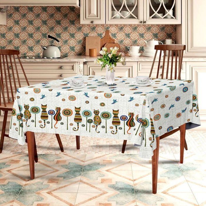 Cornucopia tablecloth Cats