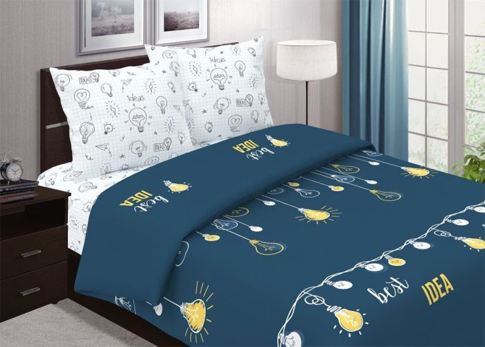 Bed linen poplin Lumen TT 1.5 sp