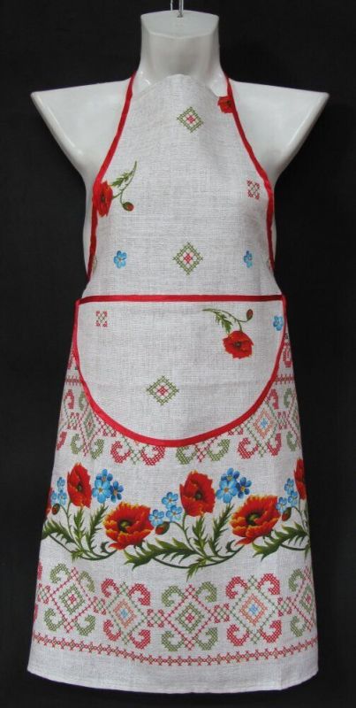 Apron with pocket ТPoppiesУ