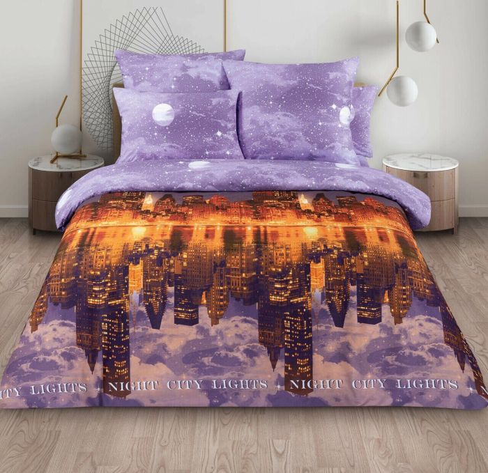 Bed linen poplin Megapolis Mil 1.5 sp