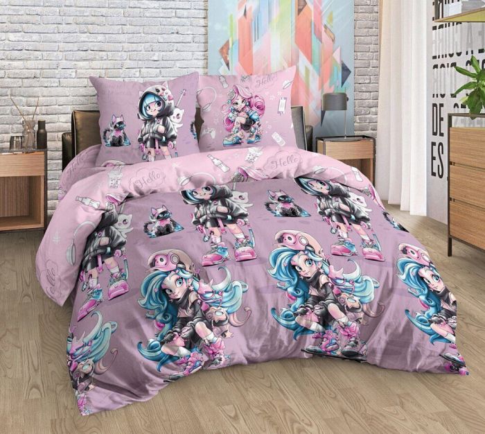 Bed linen calico Molly Mil.