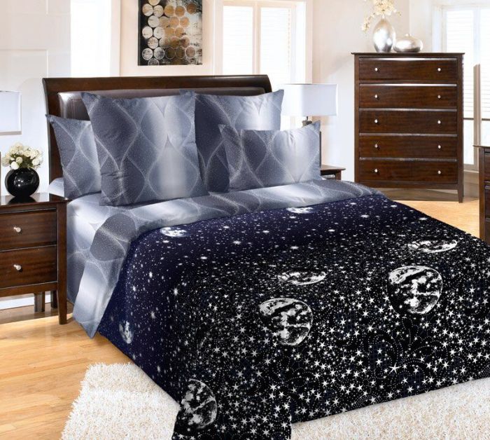 Bedding percale Percale Bedding Song of Stars 1.5sp