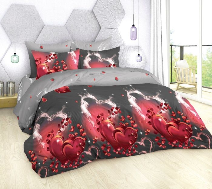 Bed linen poplin Flame Mil 1,5 sleep.