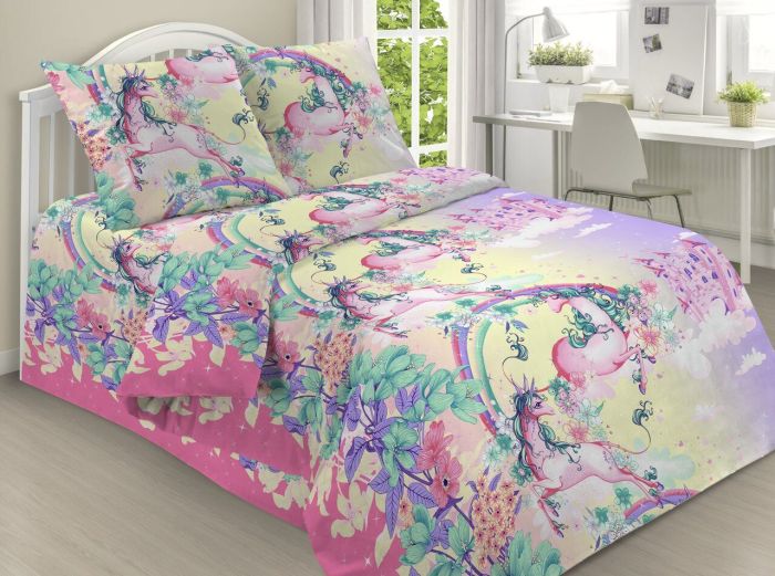 Bedding 1.5sp poplin Children's 2043