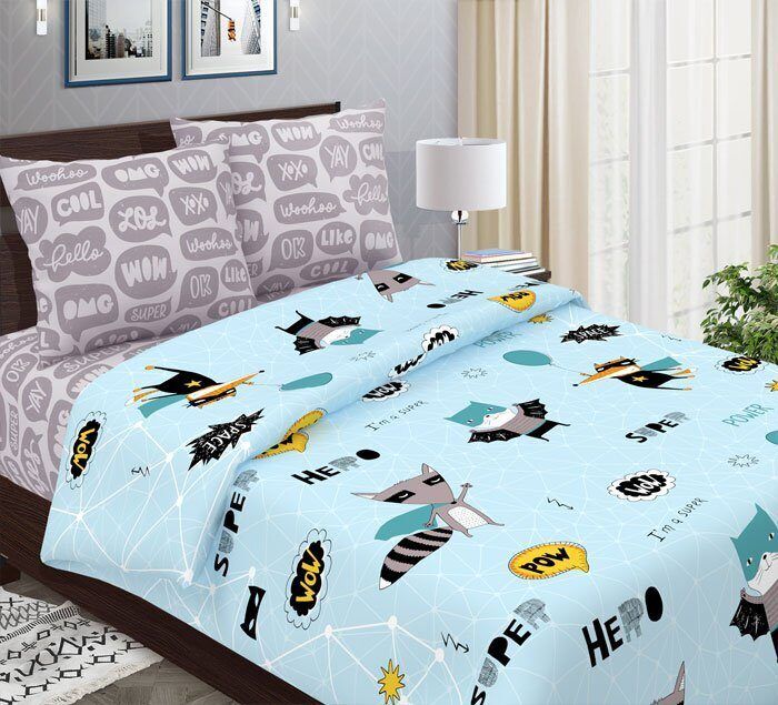 Bedding wholesale calico Yasli Superheroes