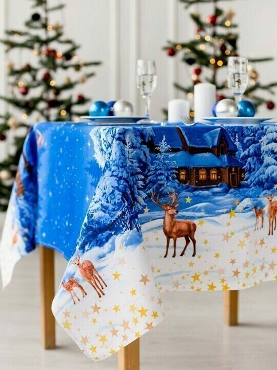 Velikiy Ustyug corduroy tablecloth