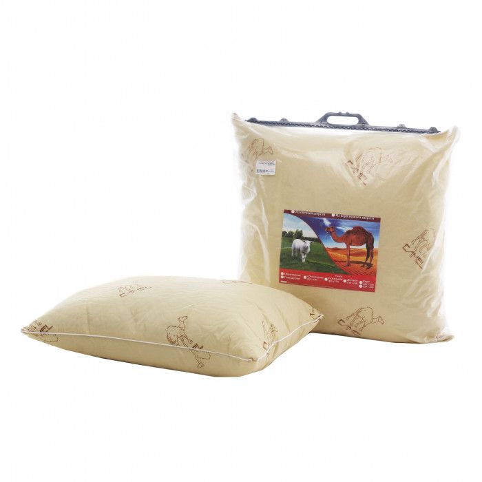 Camel Wool Pillow in |