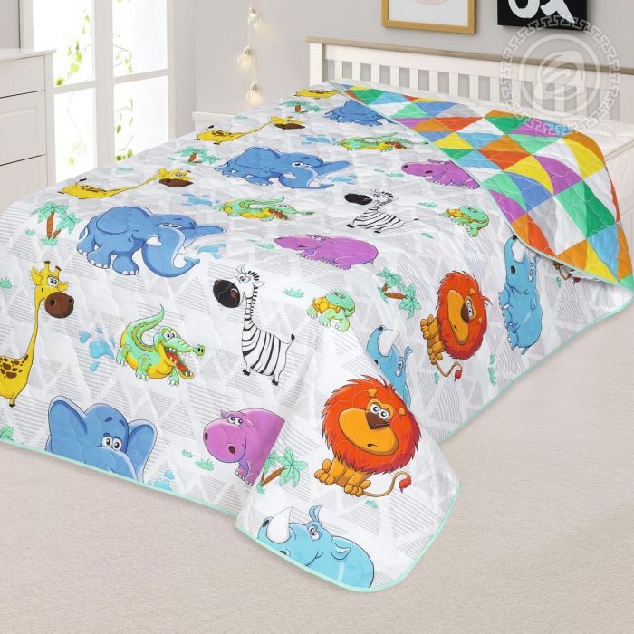 Jolly Zoo Crib Nursery Bedding