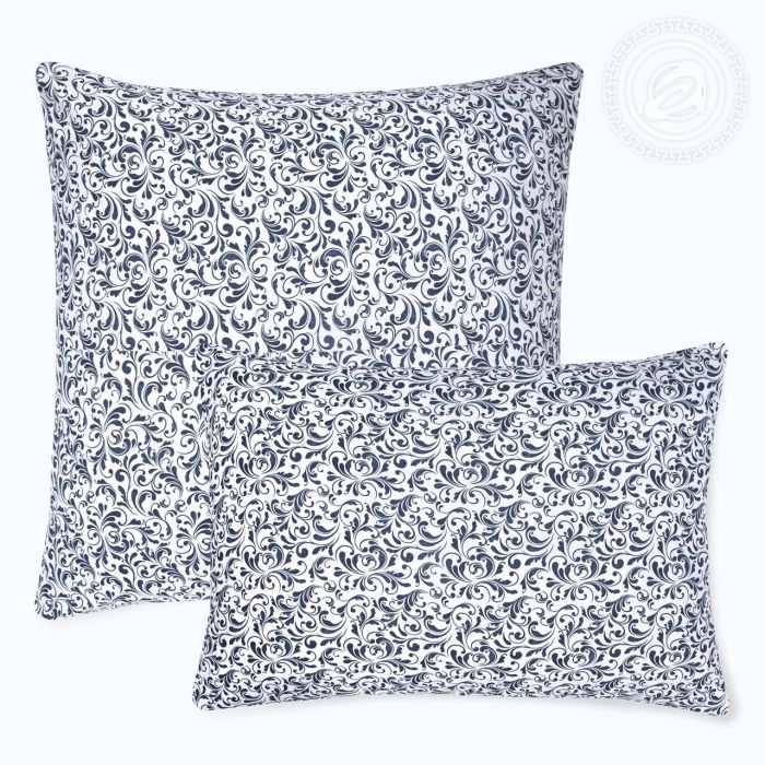 Knitted pillowcases Curl white