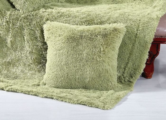 Wholesale Pillowcase Fur Wholesale Color Green